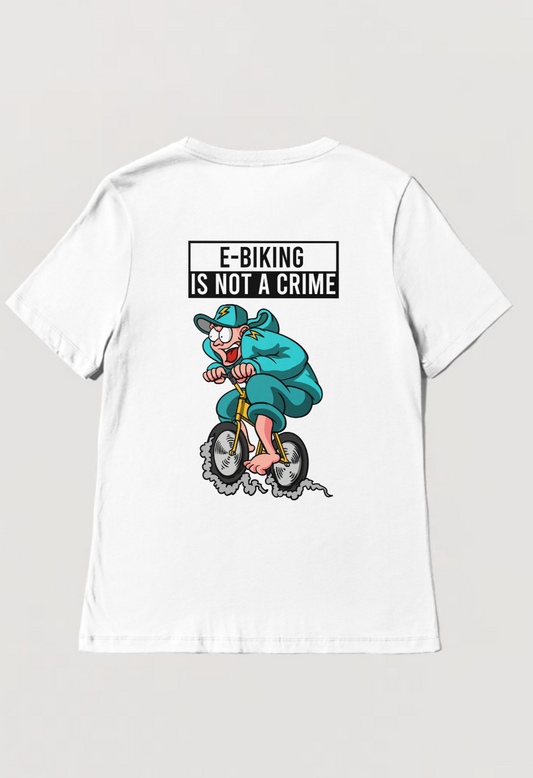 E-Biking Is Not A Crime (Stoked Mascot)